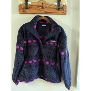 Columbia 1/4 quarter snap fleece women’s medium